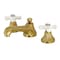 Kingston Brass KS4467PX 8" Widespread Bathroom Faucet, Brushed Brass KS4467PX - alternate 1